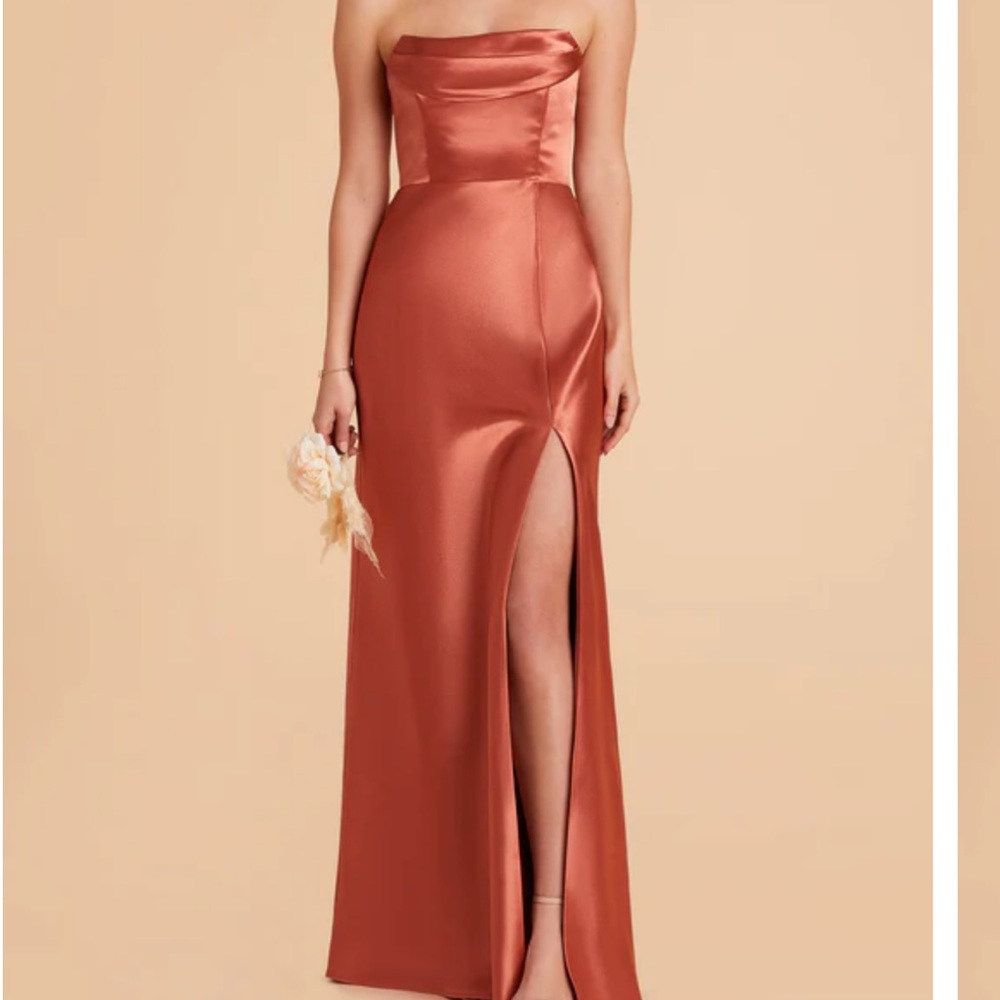 Birdy Grey Mia Convertible Dress -
Shiny Satin Terracotta